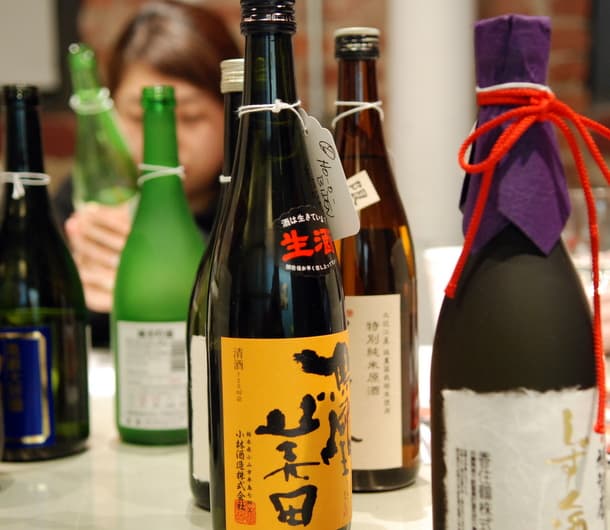 Tasting Sake
