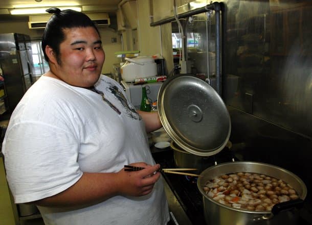 Cooking Japanese Hot Pot