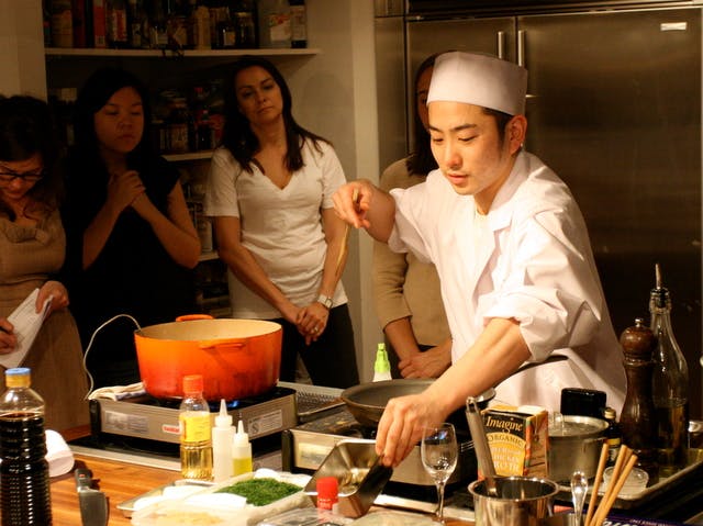 Scenes from a Japanese Cooking Workshop
