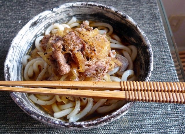 Beef Udon, or the Pleasures of Shaved Steak
